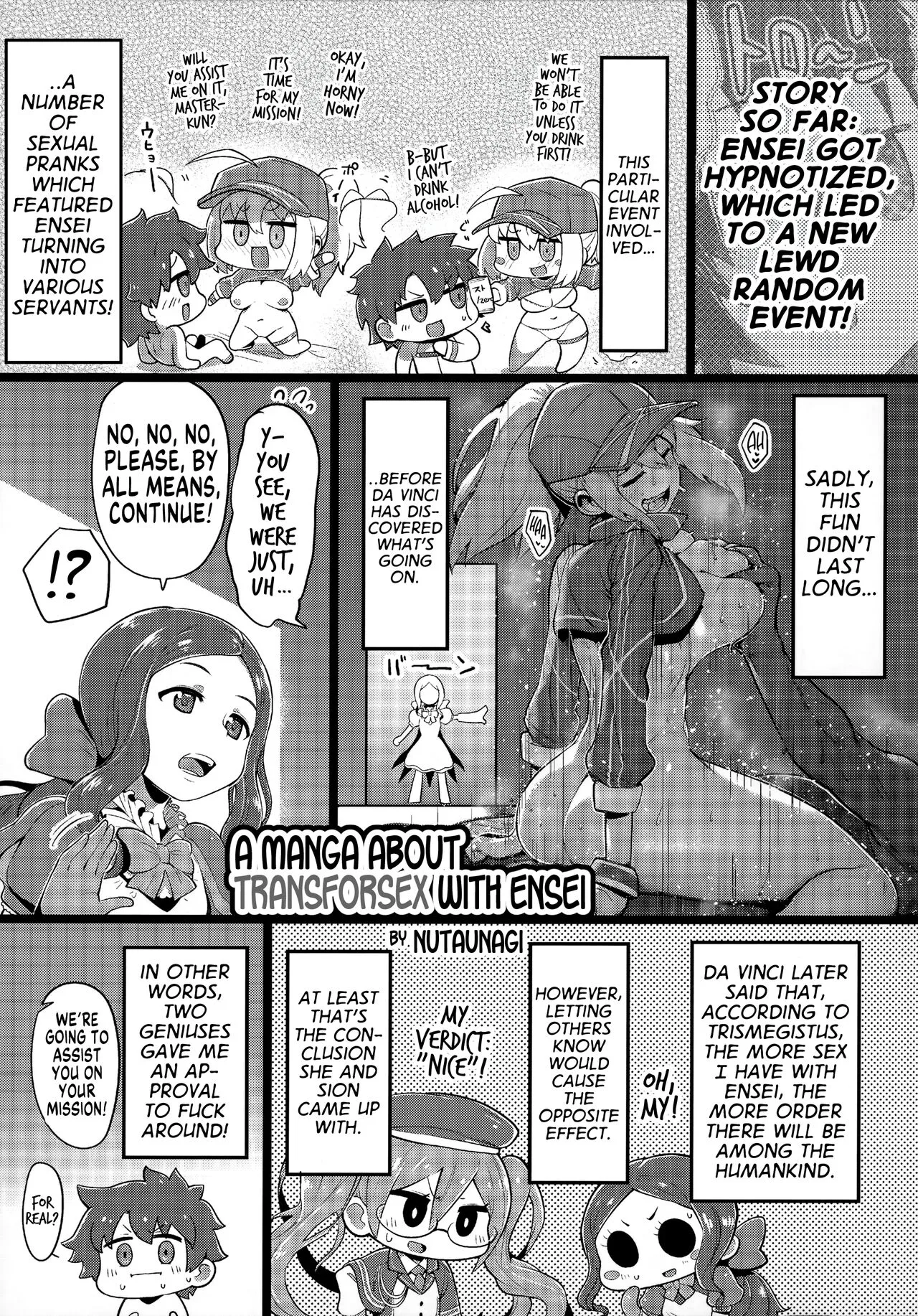 A Manga about Transforsex with Ensei