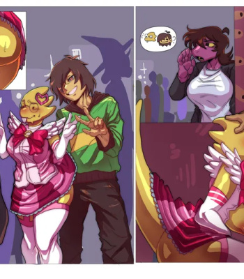 Alphys's Cosplay Adventure