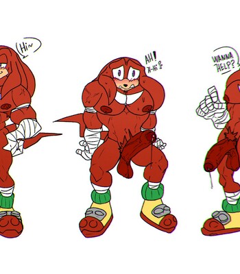 [Bacon Sama] Espio X Knuckles comic