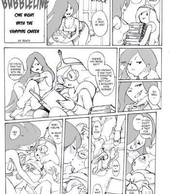 Bubbleline: One night with vampire Queen