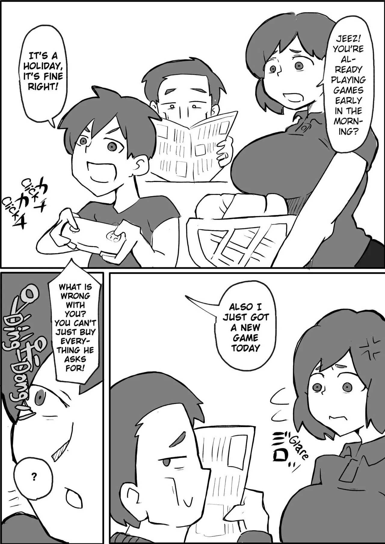 Donichi ni Kazoku no Mae de Goutou ni Okasareru Hahaoya no Hanashi