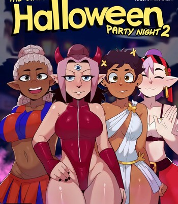 Girls at a Halloween Party 2 (WIP)