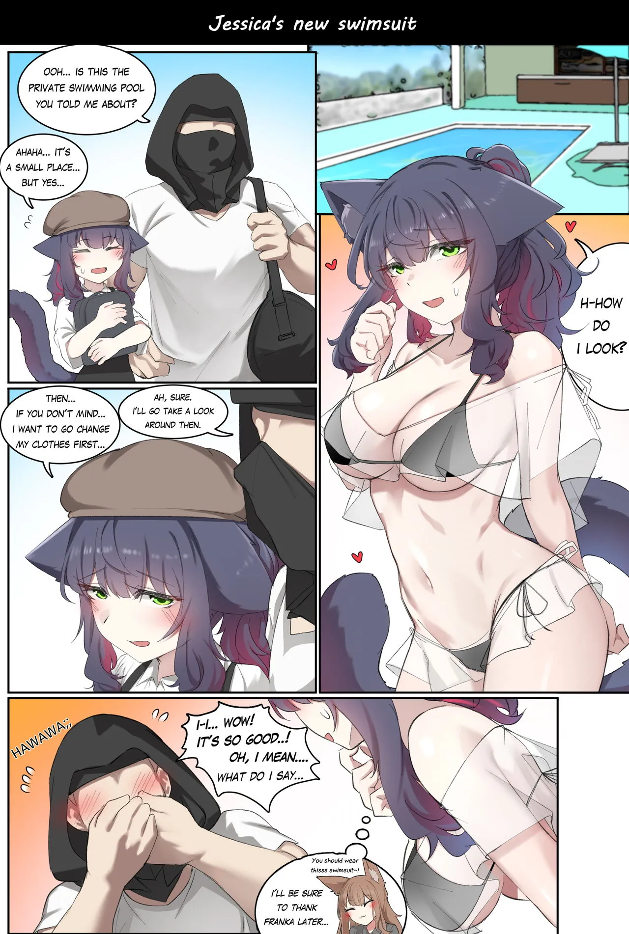 Jessica's new swimsuit