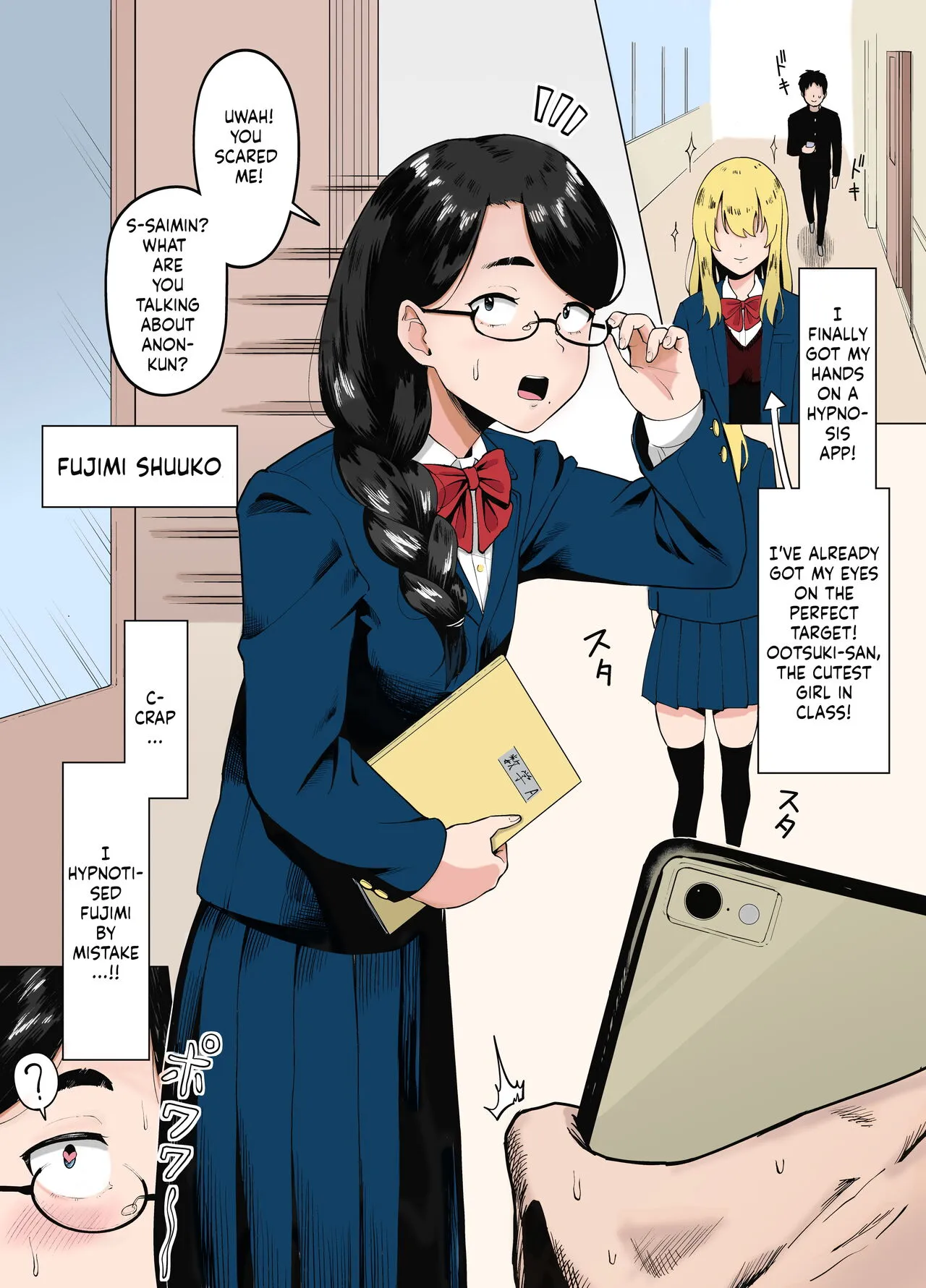 Machigaete Class de Ichiban Jimi na Joshi ni Ero Saimin Kakete Shimau Hanashi - Colorized
