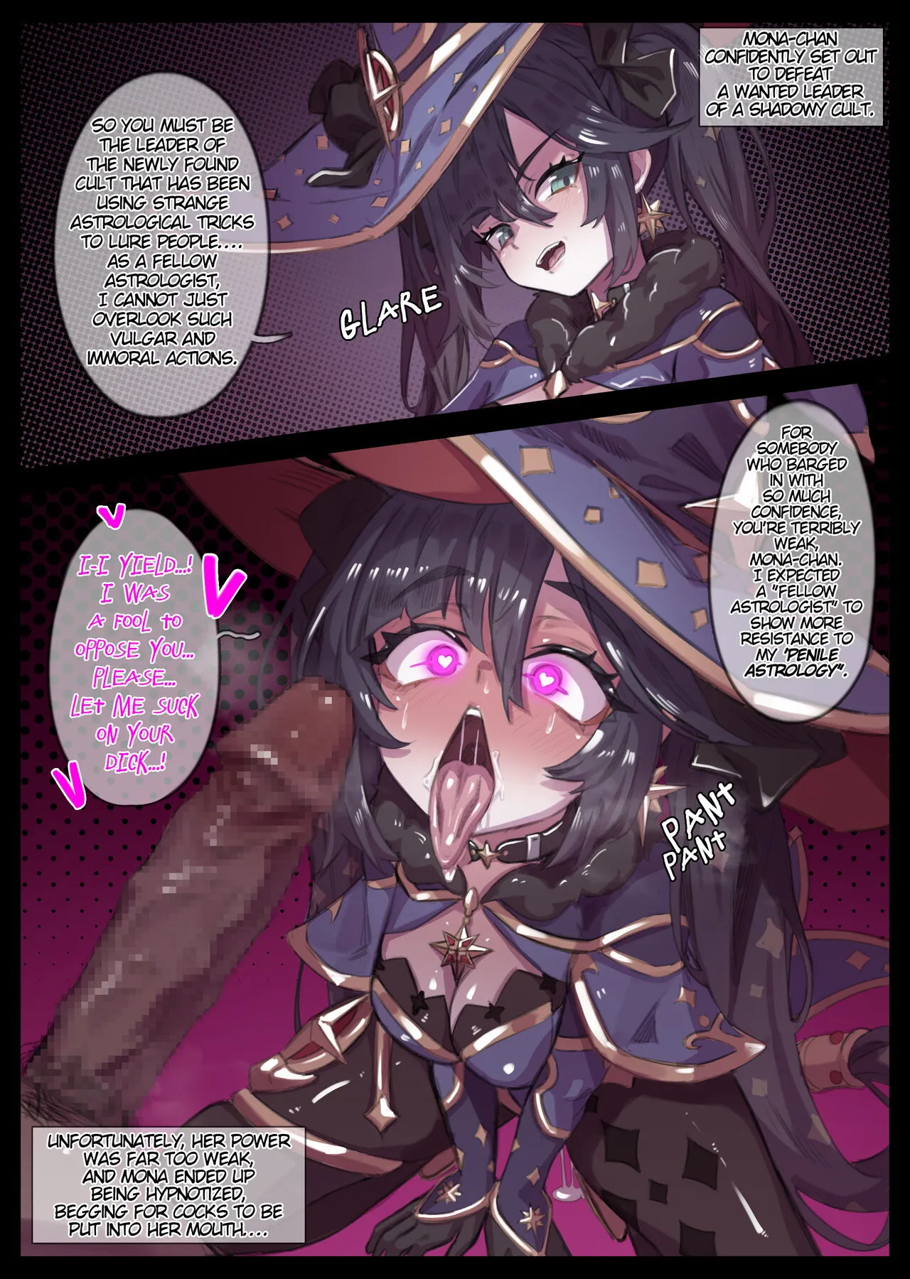 Mona-chan, the hypnotist cult meat toilet