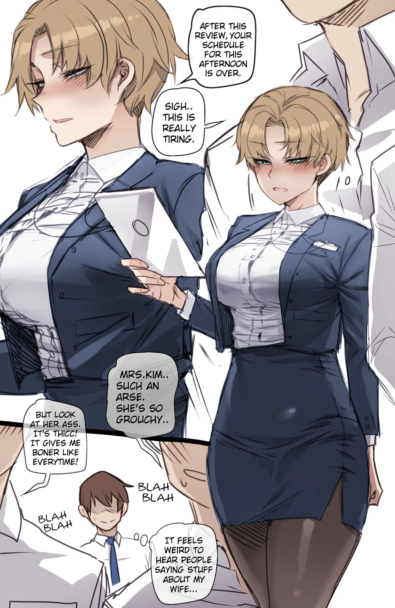 strict wife - Colorized