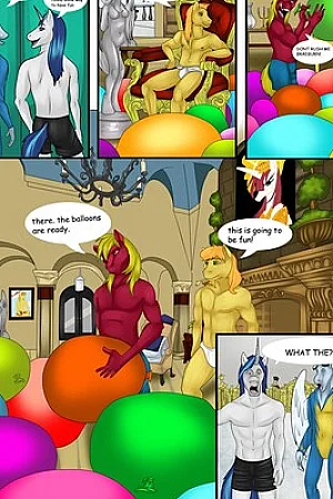 A Canterlot Ballooney Christmas