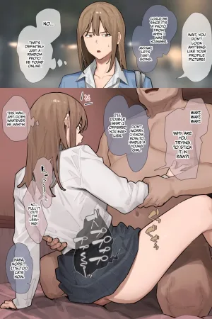 A creepy old man who looks different from his photo shows up and ends up cumming inside a gyaru