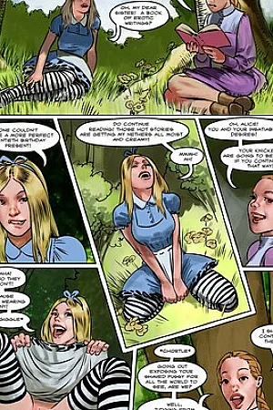 Alice off the deep end (Alice in Wonderland) (ongoing)
