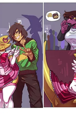 Alphys's Cosplay Adventure
