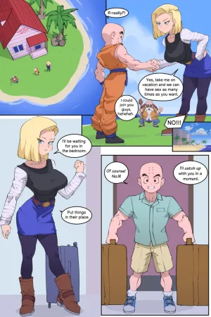 Android 18 x Krillin