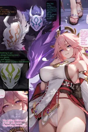 Attack of Hilichurls - Yae Miko
