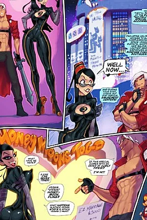 Bayonetta & Dante in Super Space Vegas (Bayonetta/Devil May Cry) (ongoing)