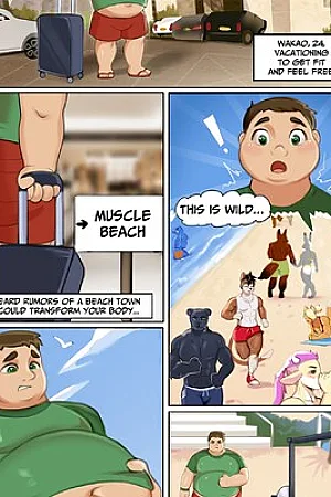 Beef Beach: Wakao's Transformation Vacation