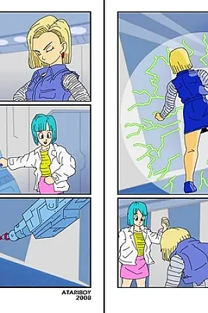 Bulma Hulked Up Android 18