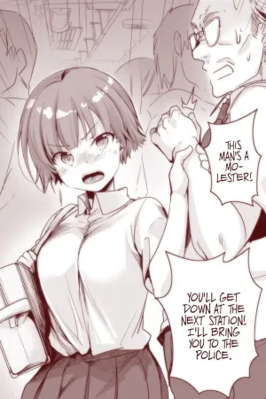 Chikan o Keisatsu ni Tsukidasu Tsumori ga Toile ni Tsurekomarete Shikyuu o Tsukiagerarechau Onnanoko