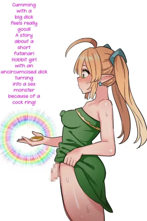 Deka Chinpo Shasei wa Chou Kimochi Ii! ~Tanshou Houkei Futanari Hobbit Shoujo ga Mahou no Cock Ring de Zetsurin Kyokon-sei Juuka suru Hanashi~