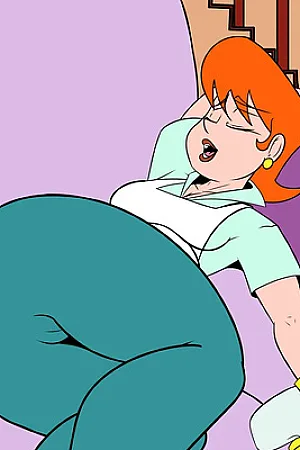 Dexter's Mom Taking A Nap