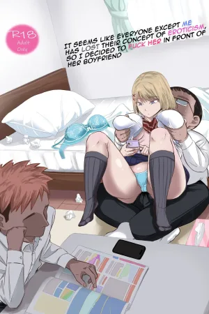 Douyara Boku Igai Ero no Gainen ga Kietappoi kara Toriaezu Kareshi no Me no Mae de Kanojo o Yattemita