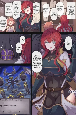 Ecchi na Yoroi wo Kyousei Souchaku Sareru Sabrina