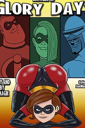 Elastigirl In Glory Days (Colored)