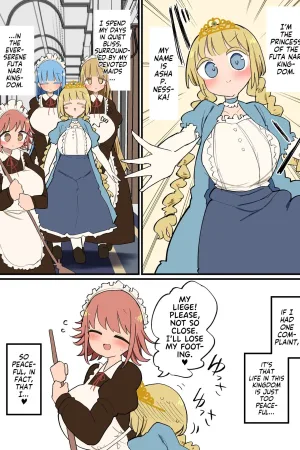 Futanari Oujo-sama no Seiyoku Hassan Maid Harem Sex