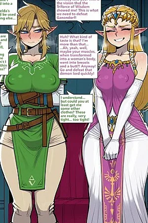 Genderswapped Link x Ganondorf