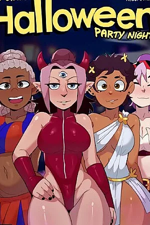 Girls at a Halloween Party 2 (WIP)