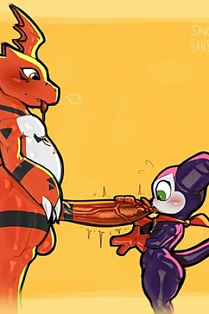 Guilmon x Impmon