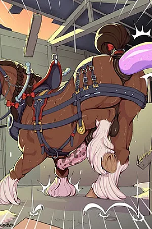 Horsie Found A Dildo