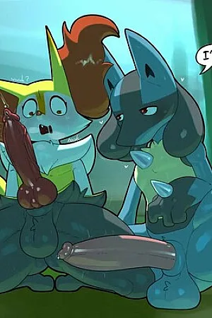 Lucario x Braixen