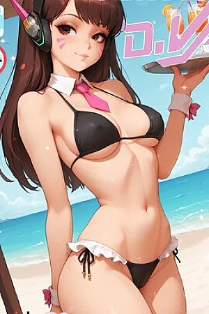 [MiauLust] D.va in Maid Service (OVERWATCH)