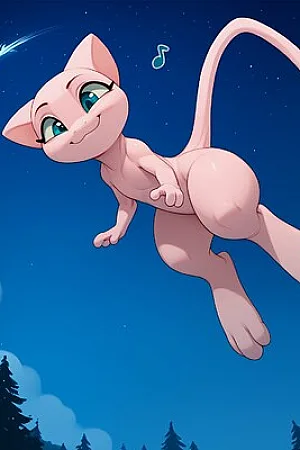 [Nonimousmate] Mew x Mewtwo [AI generated]
