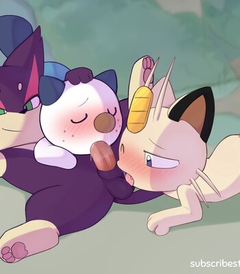 Purrloin, Meowth and Oshawott set
