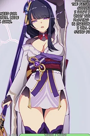 Raiden Shogun Mirror Maiden Defeat 1-4