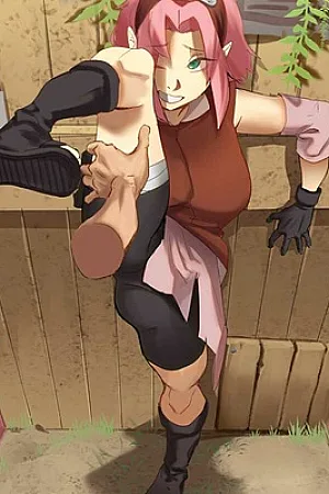 Sakura Behind The Stall