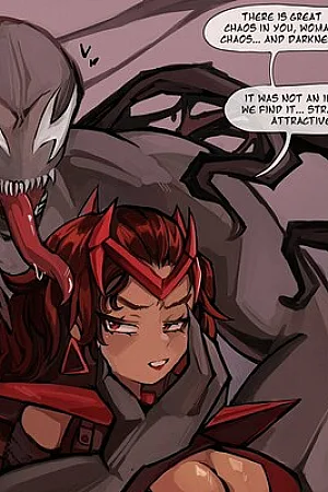 Scarlet Witch X Venom[ghoulmommie]