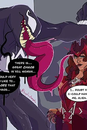 Scarlet Witch x Venom[scepticshmeptic]