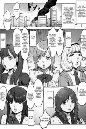 Sentai Red's Dick Battle with a Futanari Monster Tale