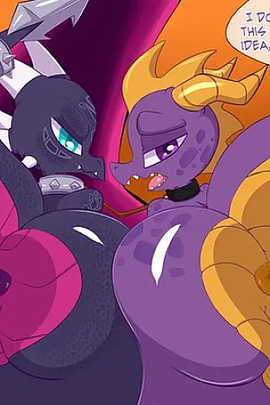 Spyro And Cynder's Gangbang