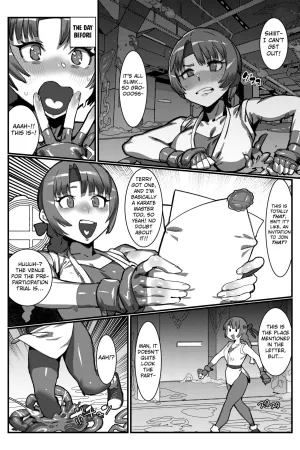 Yuri and Mai from KOF fall into a  tentacle trap disguised as the floor