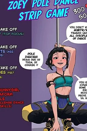 Zoey Pole Dance Strip Game + alts